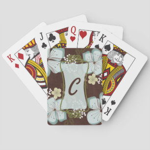 Jeu De Cartes Carte Deck Hawaiian Blue Flower