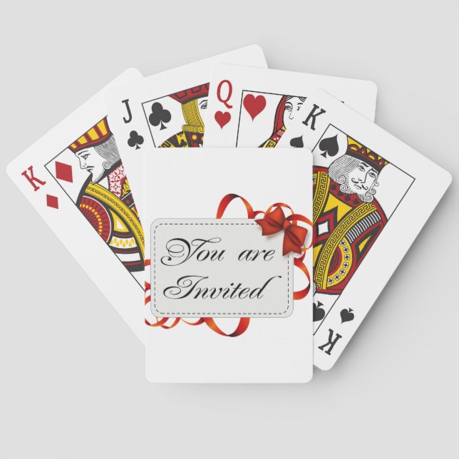Jeu De Cartes Carte d'invitation >> Vous êtes invité (dos)
