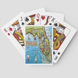 Jeu De Cartes Carte du dessin animé en Floride
