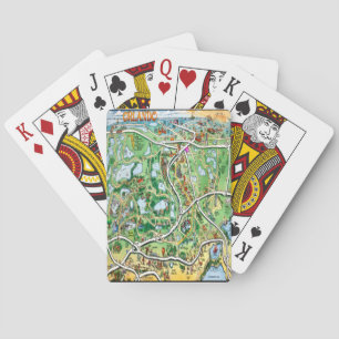 Jeu De Cartes Carte du dessin animé Orlando Florida