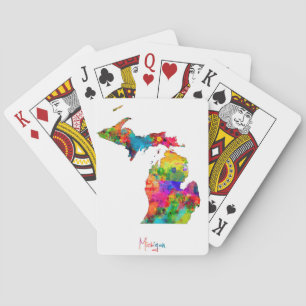 Jeu De Cartes Carte du Michigan