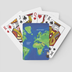 Jeu De Cartes Carte du monde