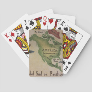 Jeu De Cartes Carte du monde - Amérique