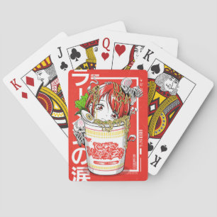 Jeu De Cartes Carte fille Anime de nouilles