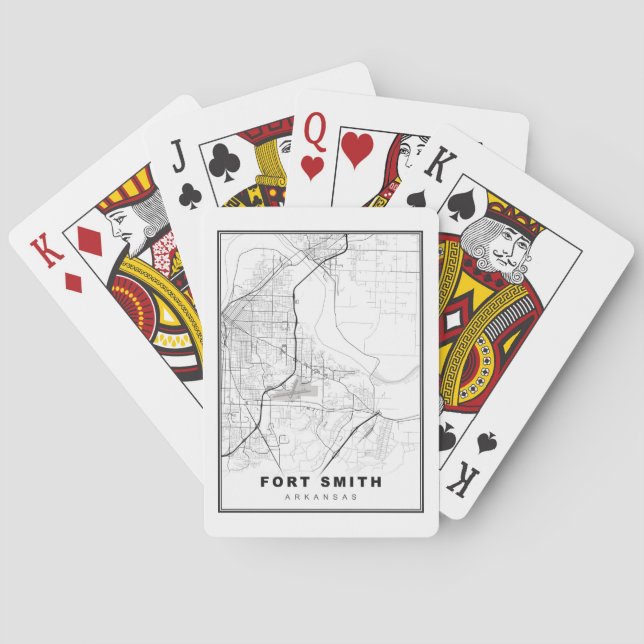 Jeu De Cartes Carte Fort Smith (dos)