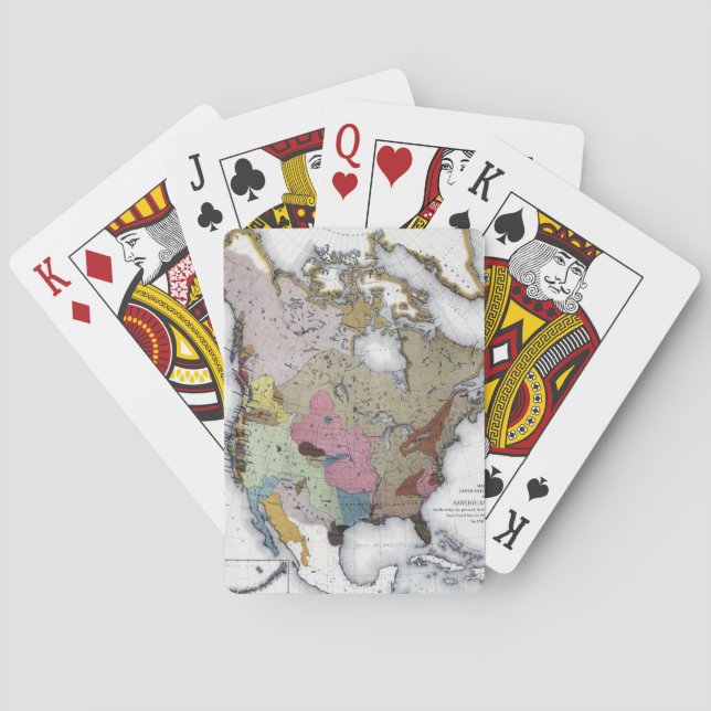 JEU DE CARTES CARTE : INDIENS D'AMERIQUE 3 (dos)