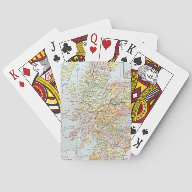 JEU DE CARTES CARTE : L'ECOSSE (dos)