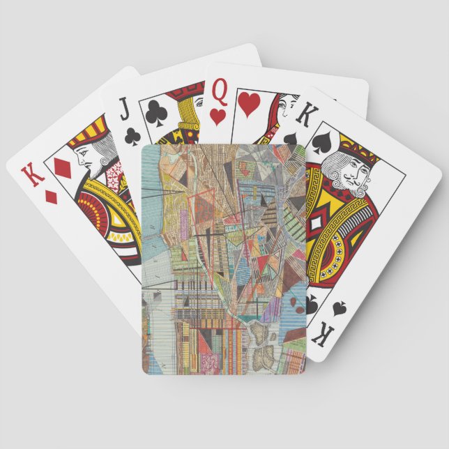 Jeu De Cartes Carte moderne de New York I (dos)