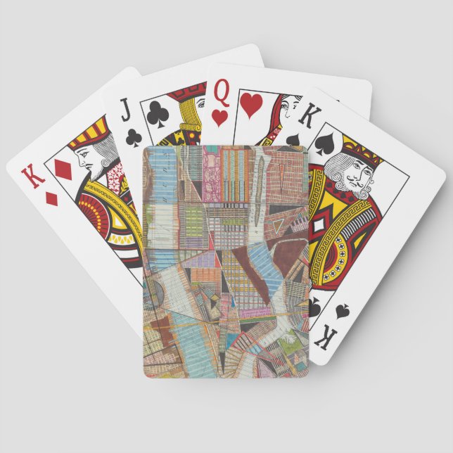 Jeu De Cartes Carte moderne de New York II (dos)