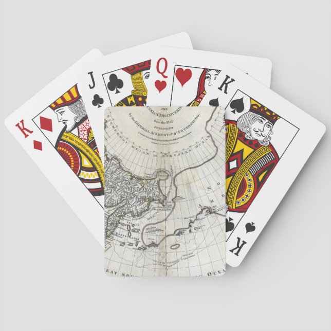 JEU DE CARTES CARTE : NORTH PACIFIC (dos)