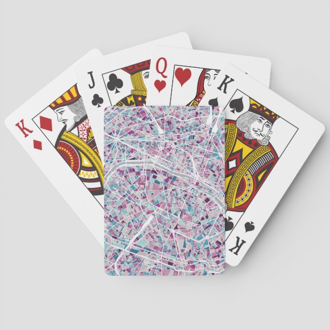Jeu De Cartes Carte Paris France (dos)