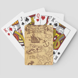 Jeu De Cartes Carte personnalisée Pirate point de terre Famille