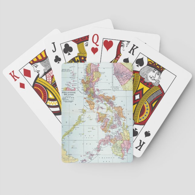 JEU DE CARTES CARTE : PHILIPPINES, 1905 (dos)