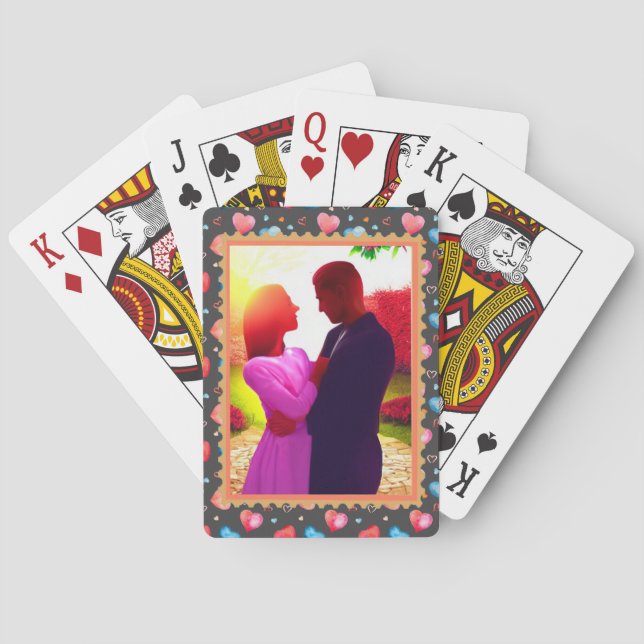 Jeu De Cartes Carte Photo Poker personnalisée (dos)