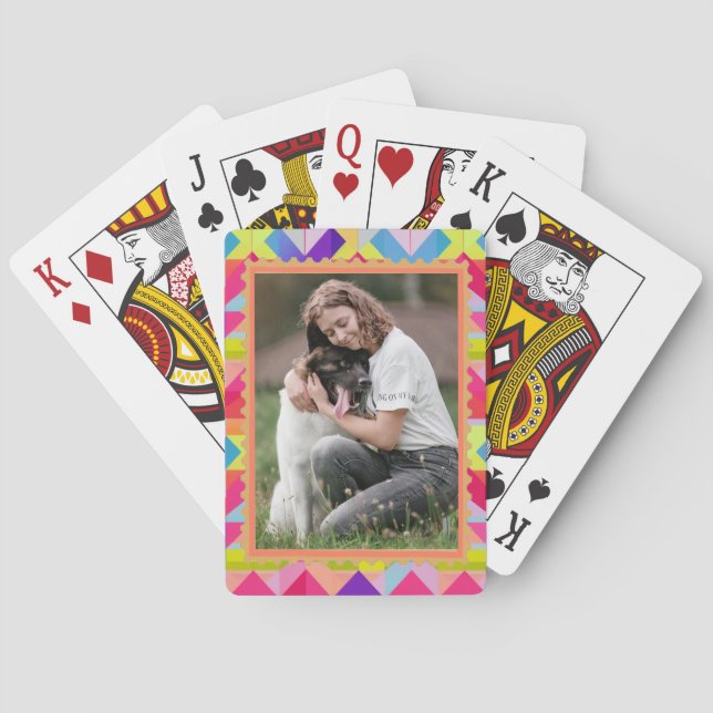 Jeu De Cartes Carte Photo Poker personnalisée (dos)