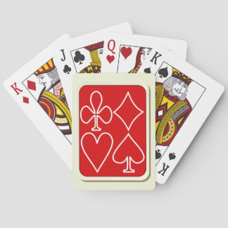 Jeu De Cartes Carte rouge convient aux cartes de lecture