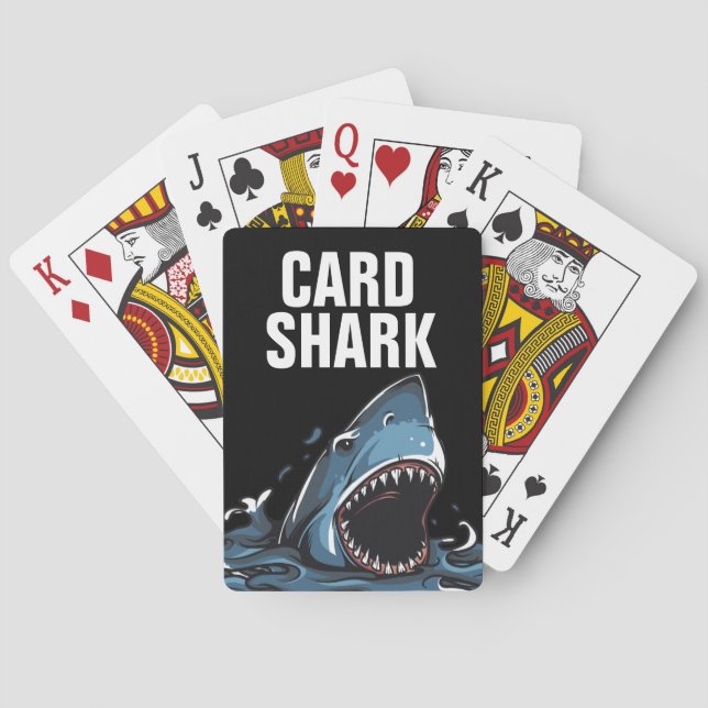 JEU DE CARTES CARTE SHARK PLAYCARDS (dos)