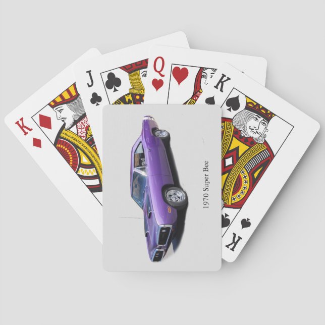 Jeu De Cartes Carte Super Bee 1970 (dos)