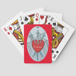 Jeu De Cartes Carte Tarot 3 épées Thunder_Cove