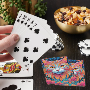Jeu De Cartes Carte Vector Cat