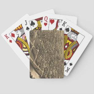 Jeu De Cartes Carte vintage de Albany Géorgie (1885)