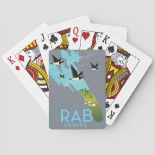 Jeu De Cartes Carte vintage de Rab Coratia