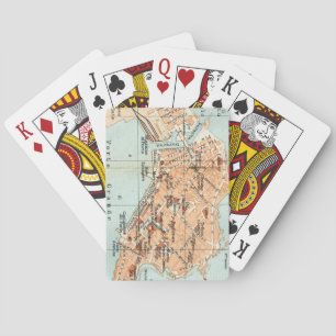 Jeu De Cartes Carte vintage de Syracuse Italie (1905)