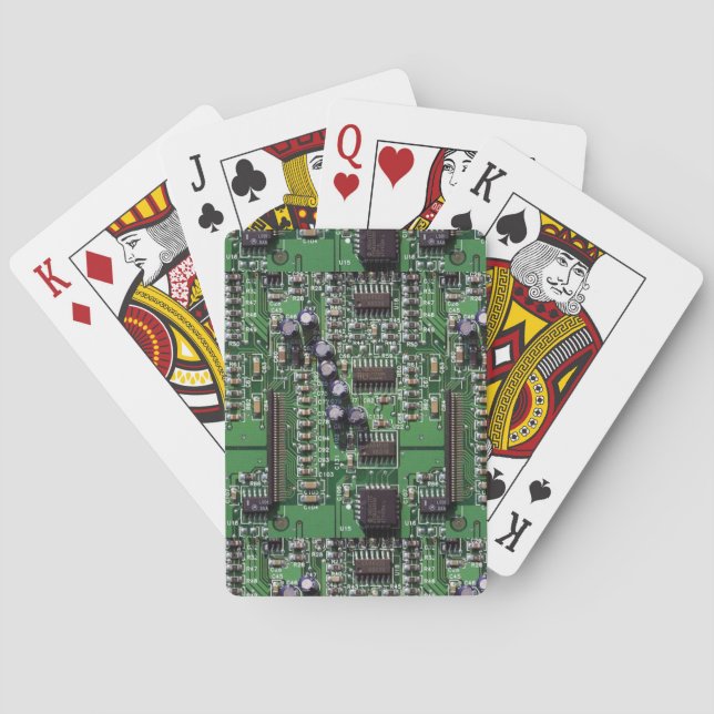 Jeu De Cartes cartes à circuits (dos)