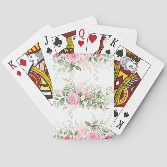 Jeu De Cartes Cartes à vélo Roses Roses Roses Roses (dos)