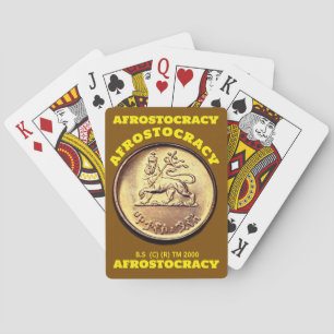 Jeu De Cartes Cartes AFROSTOCRATIE. Shérif