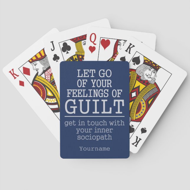 Jeu De Cartes Cartes amusantes d'auto-connaissance (dos)