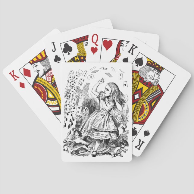 Jeu De Cartes Cartes Attaque Alice au pays des merveilles (dos)