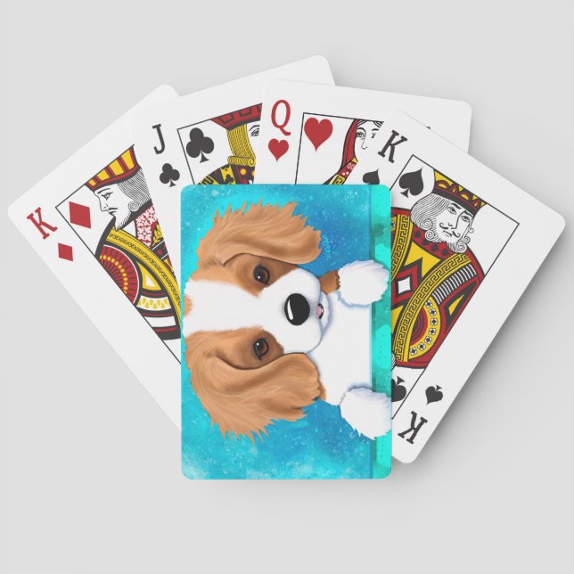 Jeu De Cartes Cartes Cavalier King Charles Spaniel (dos)