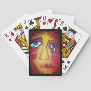Jeu De Cartes Cartes classiques avec l'art "Femme décollée"
