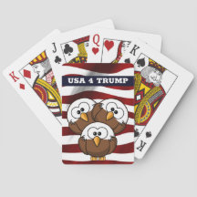 Cartes classiques "ÉTATS-UNIS POUR TRUMP" avec un