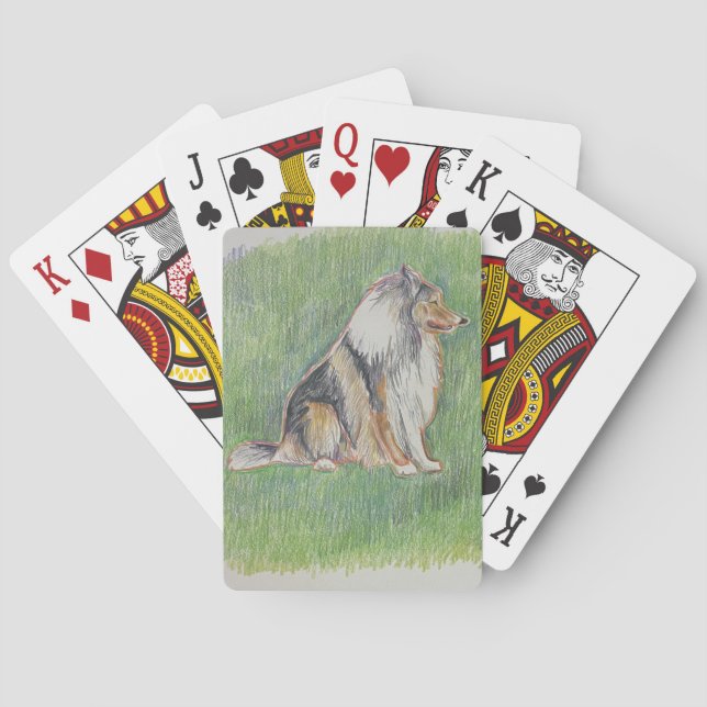 Jeu De Cartes Cartes Collie (dos)