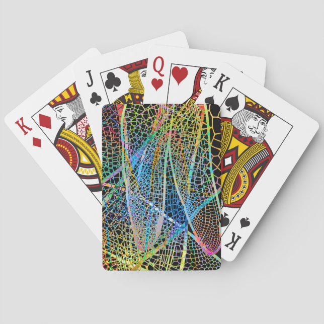 Jeu De Cartes Cartes d'ailes à libellules (dos)