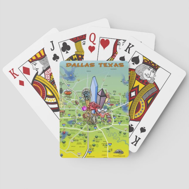 Jeu De Cartes Cartes Dallas Texas (dos)