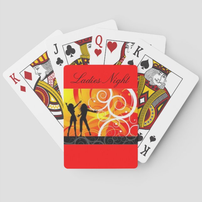 Jeu De Cartes Cartes Dames De Nuit (dos)