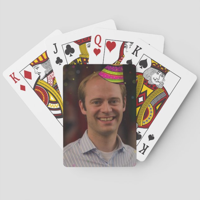 Jeu De Cartes Cartes d'anniversaire de M. Justis (dos)