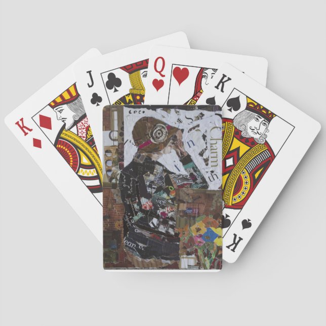 Jeu De Cartes Cartes de Bridge Lady (dos)