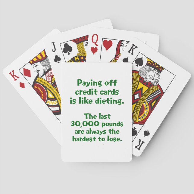 Jeu De Cartes Cartes de crédit... (dos)