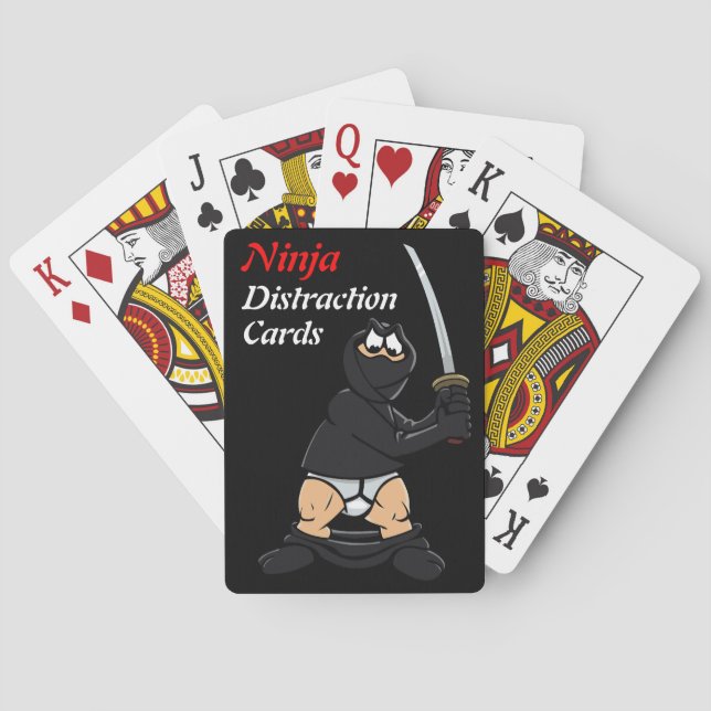 Jeu De Cartes Cartes de distraction Ninja (dos)