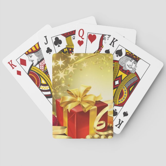 Jeu De Cartes Cartes de fêtes joyeuses (dos)