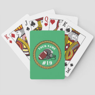 Jeu De Cartes Cartes de football - Ajouter un nom et un numéro