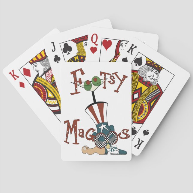 Jeu De Cartes Cartes de Footsy Magoos (dos)