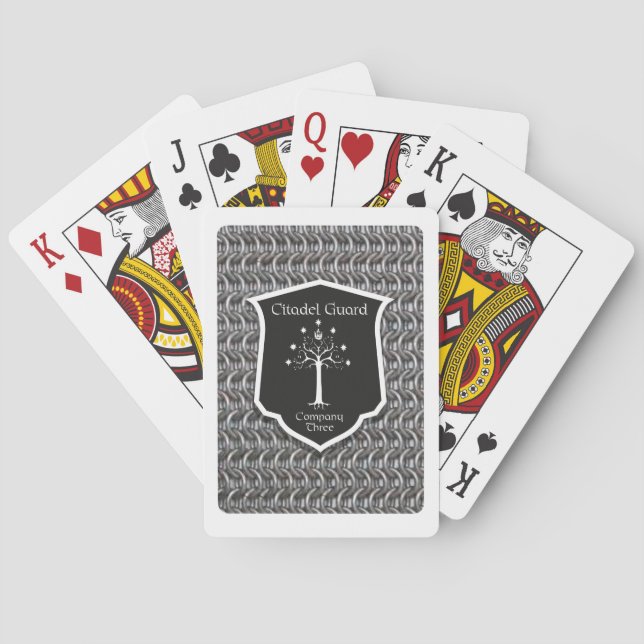 Jeu De Cartes Cartes de gardes (dos)