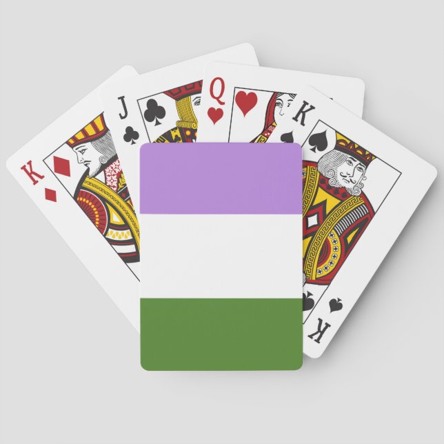 Jeu De Cartes Cartes de Genderqueer (dos)