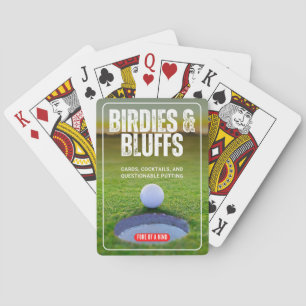 Jeu De Cartes Cartes de golf Birdies & Bluffs Golfeur drôle