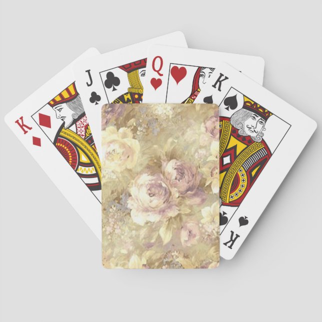 Jeu De Cartes Cartes de Jardin rose (dos)